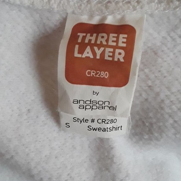 Shirt sweater mix colors printed/white Small - Picture 8 of 8